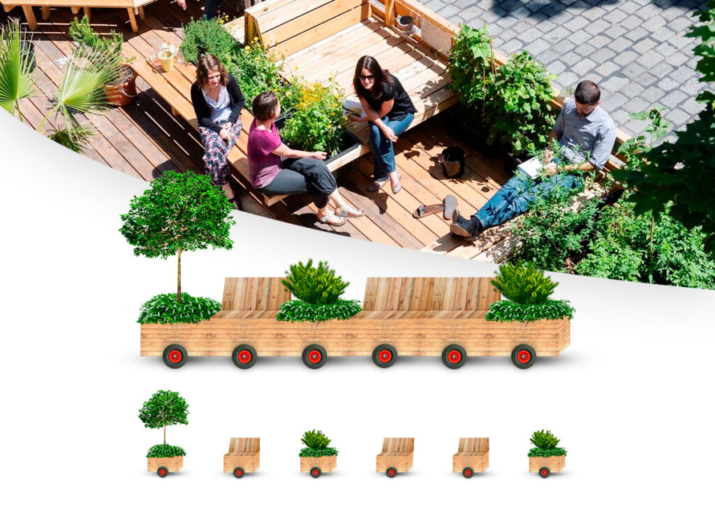 Parklet na cestach
